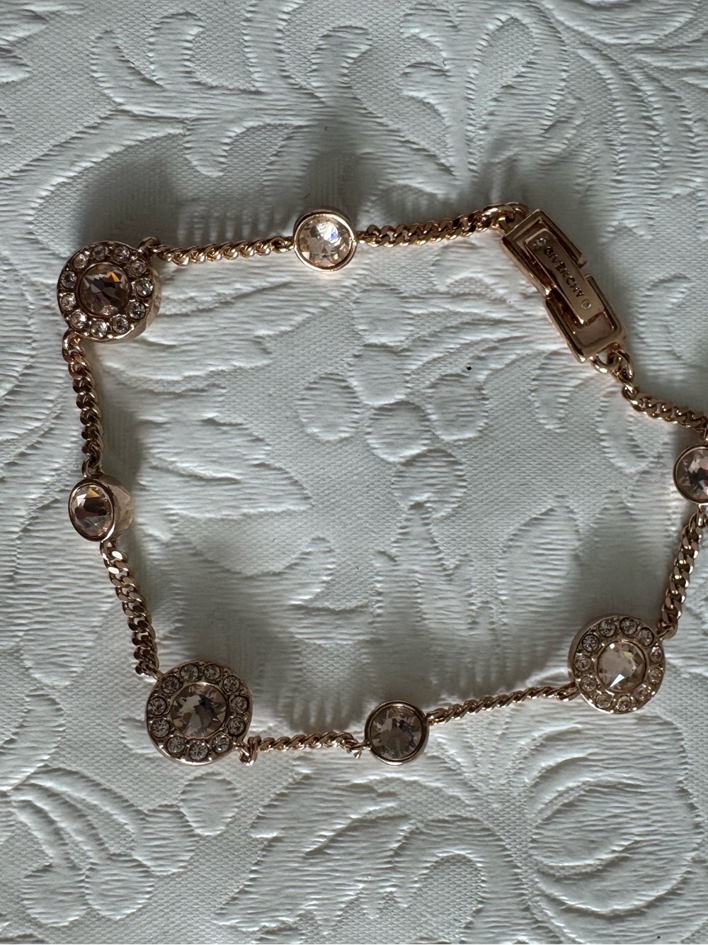 Givenchy Rose Gold Pave Flex bracelet